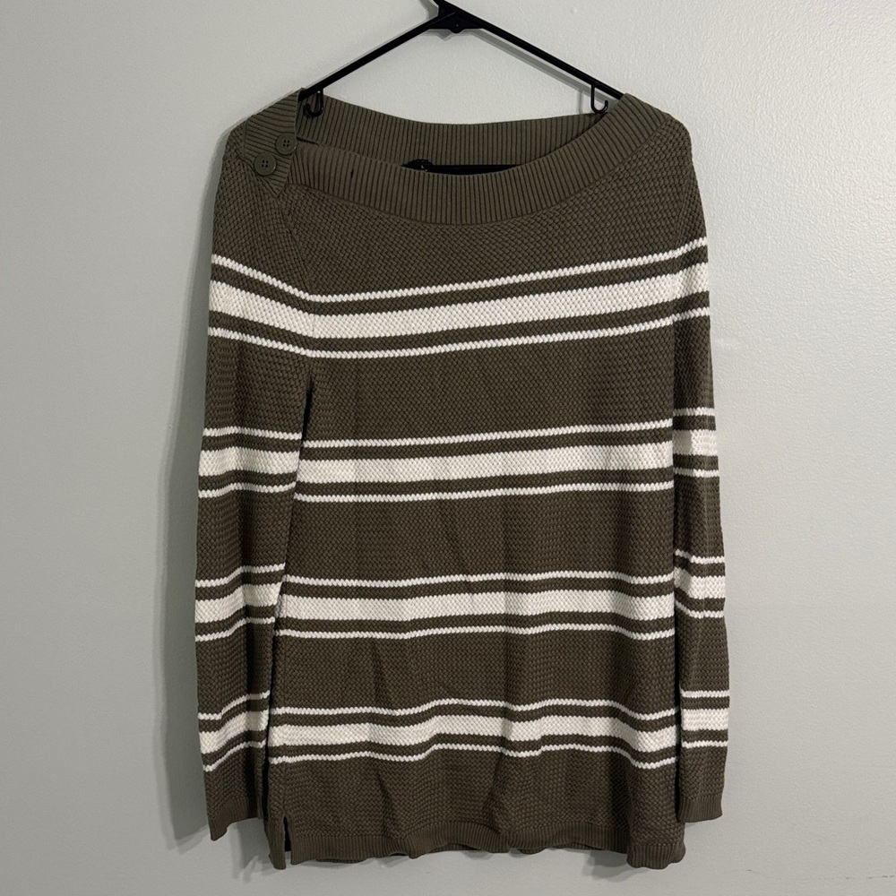 Talbots Taupe Knit Sweater